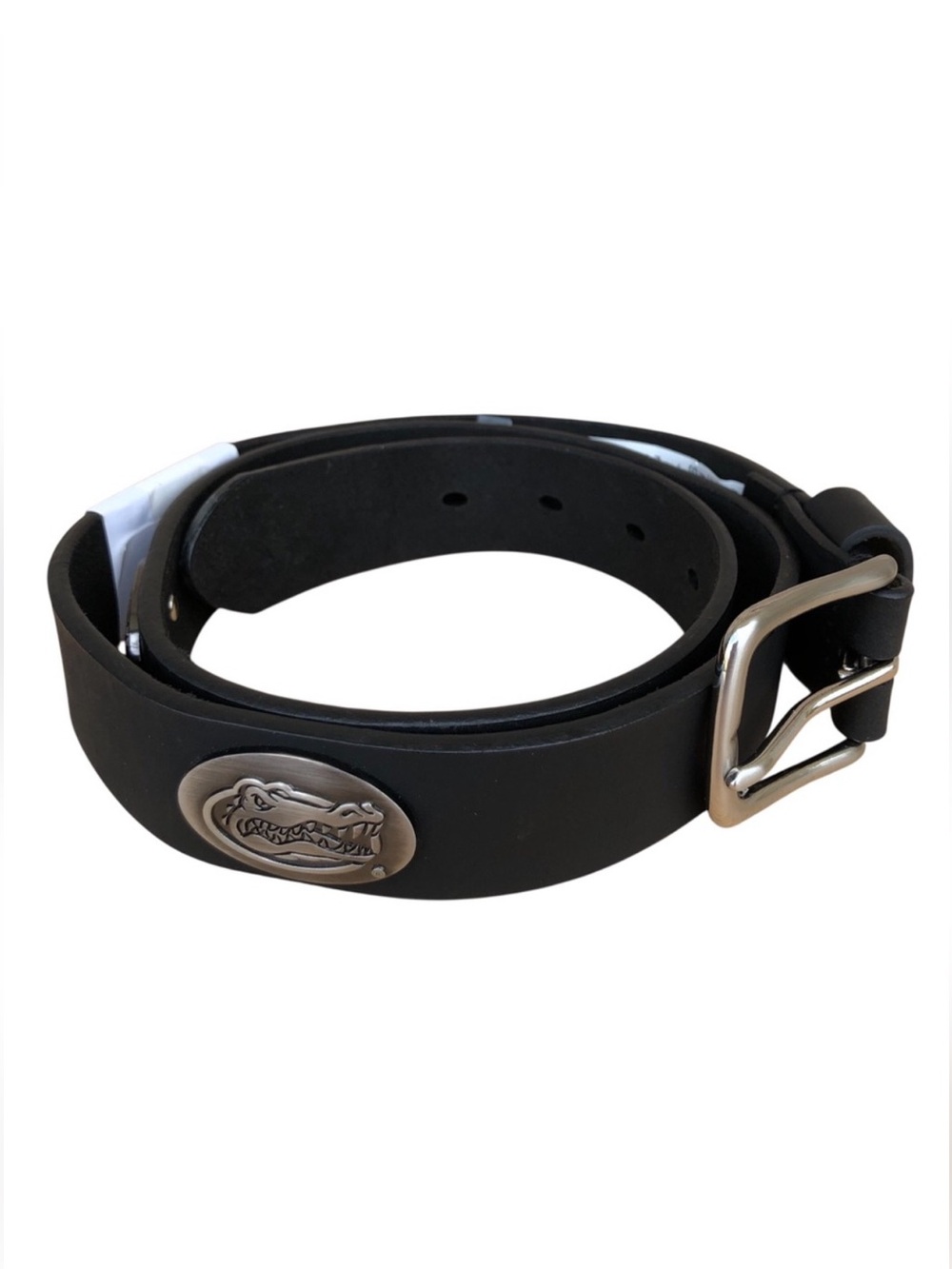 Florida Gators Men's Collegiate Black Leather College Concho Belt Size 34